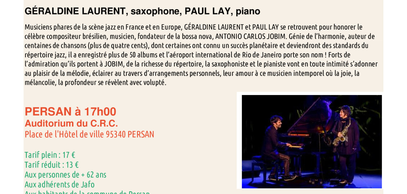 Jazz au Fil de l'Oise !!