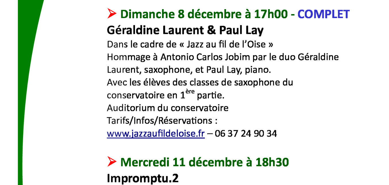 Programmation Décembre 2024 !
