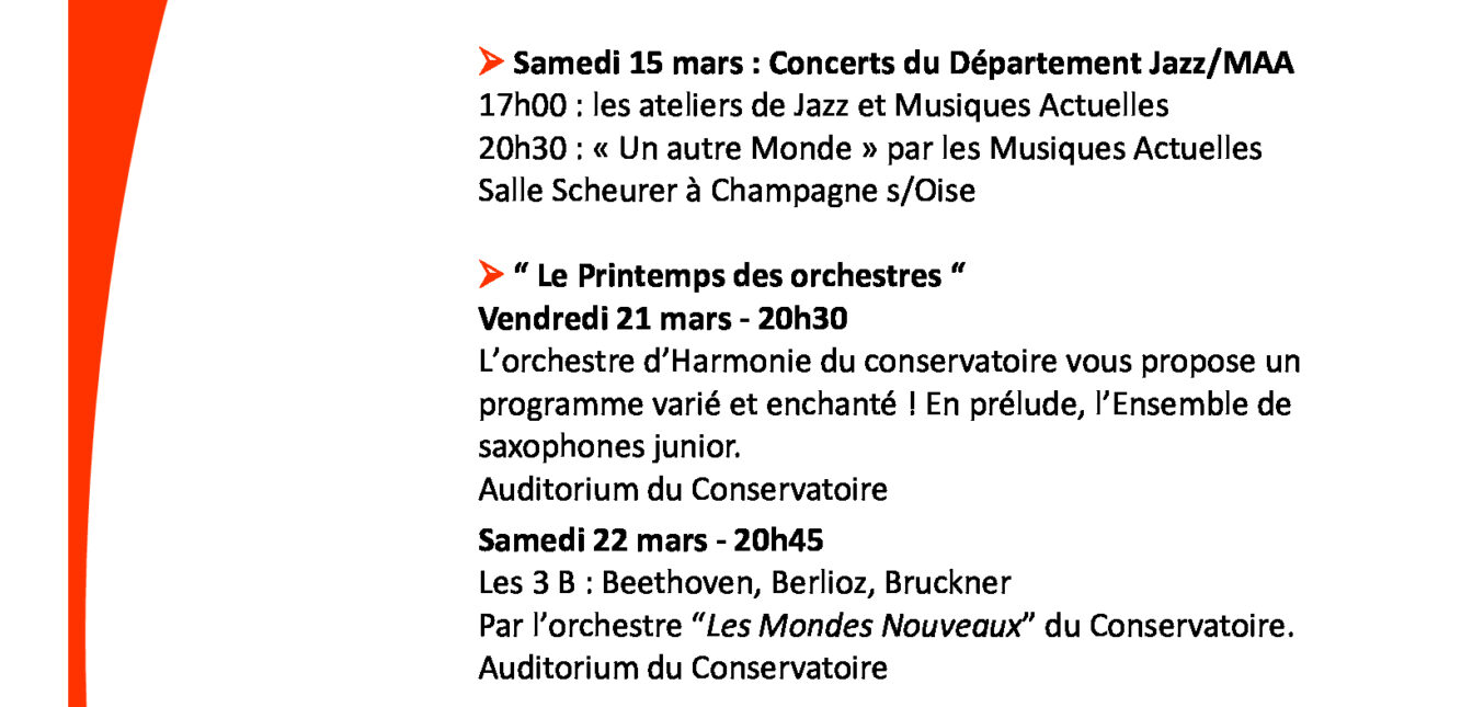 Les Rendez-vous de Mars 2025 !