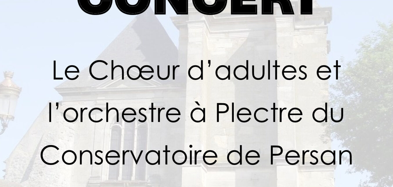 Concert Chœur et Orchestres à Plectres